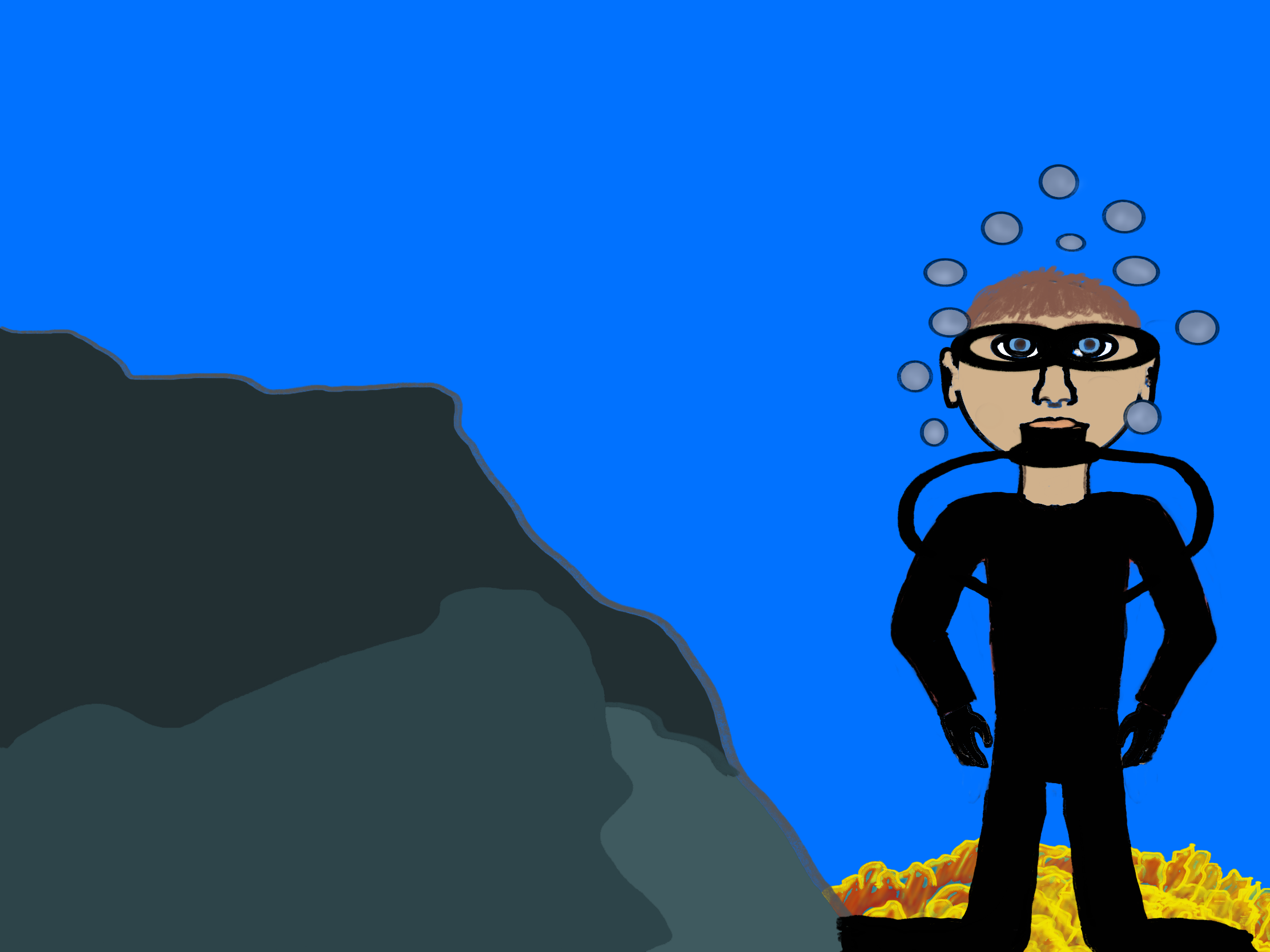 Scuba diver.